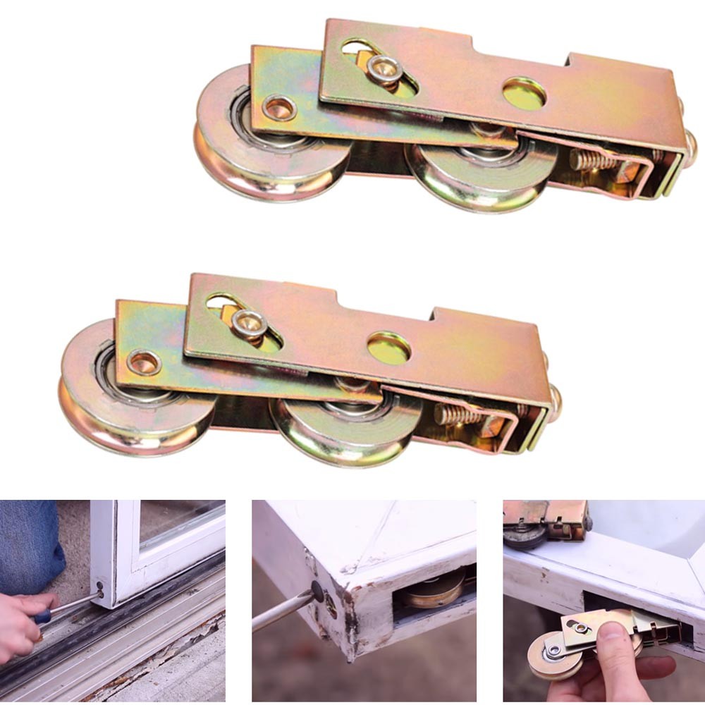 2 Pack Sliding Glass Door Rollers Replacement 1-1/4\