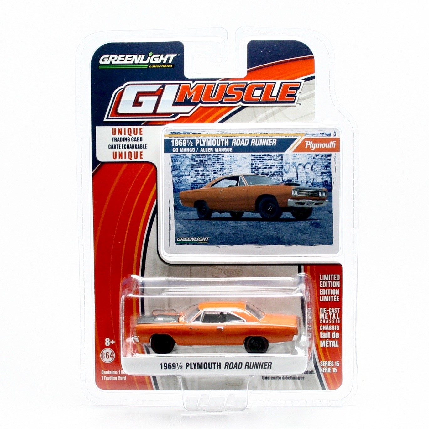 1969½ PLYMOUTH ROAD RUNNER * GL MUSCLE / SERIES 15 * 2016 Greenlight 1:64