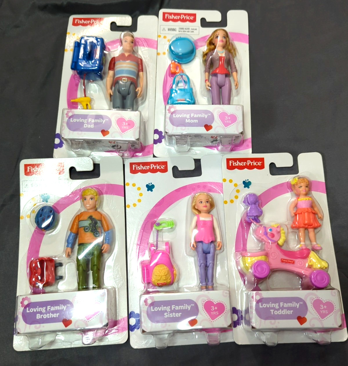 Fisher Price Loving Family Dollhouse Figure Set Brother Sister Mom Dad Baby Doll Fisher Price Loving Family Dollhouse Figure Set Brother Sister Mom Dad Baby Doll