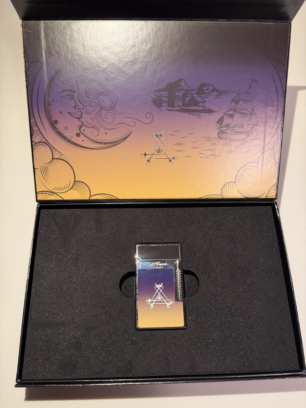 S.T. Dupont Lighter Montecristo La Nuit Le Grand C23035 - Limited Edition