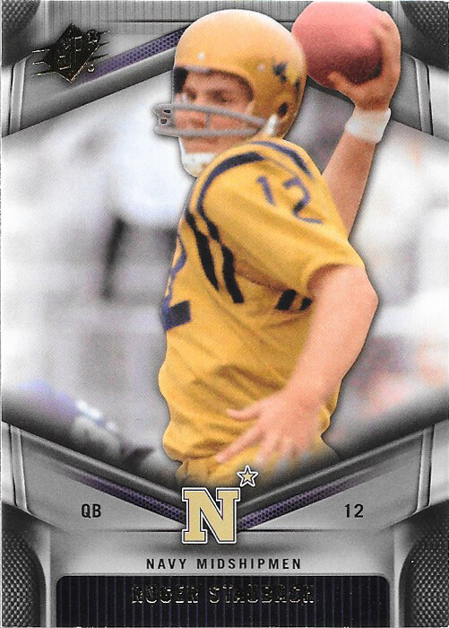 2012 UD SPx Football #40 Roger Staubach - Navy 2012 UD SPx Football #40 Roger Staubach - Navy