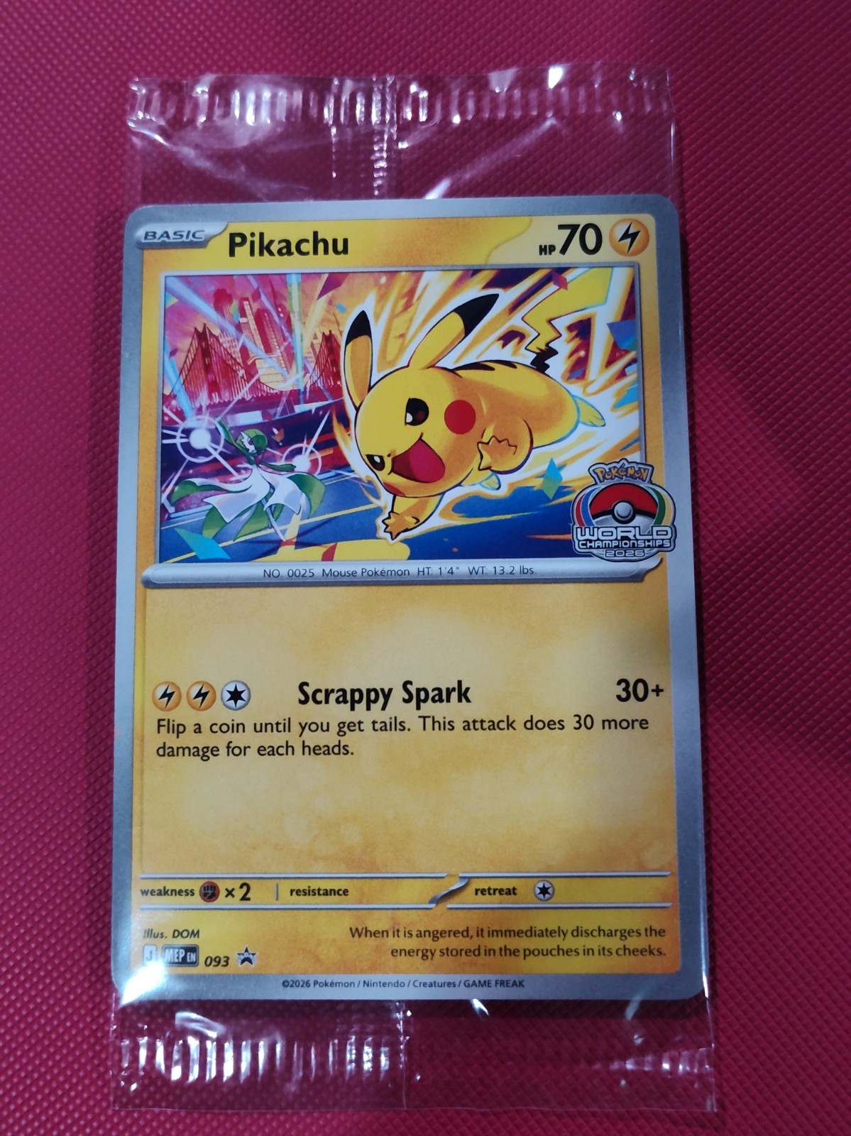 Pikachu - 093 - ME: Mega Evolution Promo - Sealed - Regular Pikachu - 093 - ME: Mega Evolution Promo - Sealed - Regular