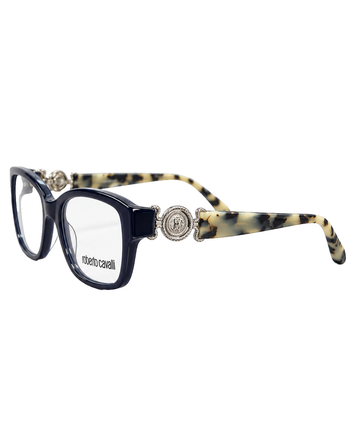Roberto Cavalli Women\'s Eyeglasses Black Smoke Marble Cayman 714 56A Roberto Cavalli Women\'s Eyeglasses Black Smoke Marble Cayman 714 56A