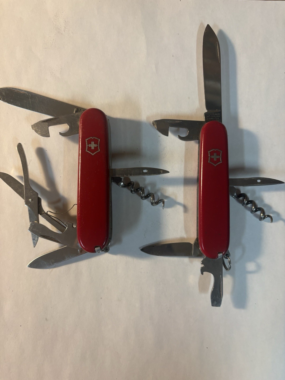 1 Victorinox Climber Red Swiss Army -7 Tools &1 Spartan Multy Swiss of 2 1 Victorinox Climber Red Swiss Army -7 Tools &1 Spartan Multy Swiss of 2