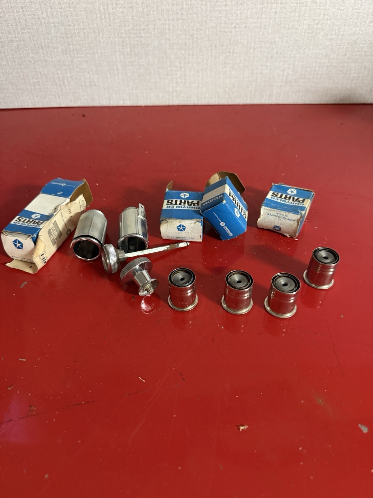NOS 3004190 Cigarette Lighter Element, Housing, Knob 1955-1976 Mopar Parts Lot NOS 3004190 Cigarette Lighter Element, Housing, Knob 1955-1976 Mopar Parts Lot