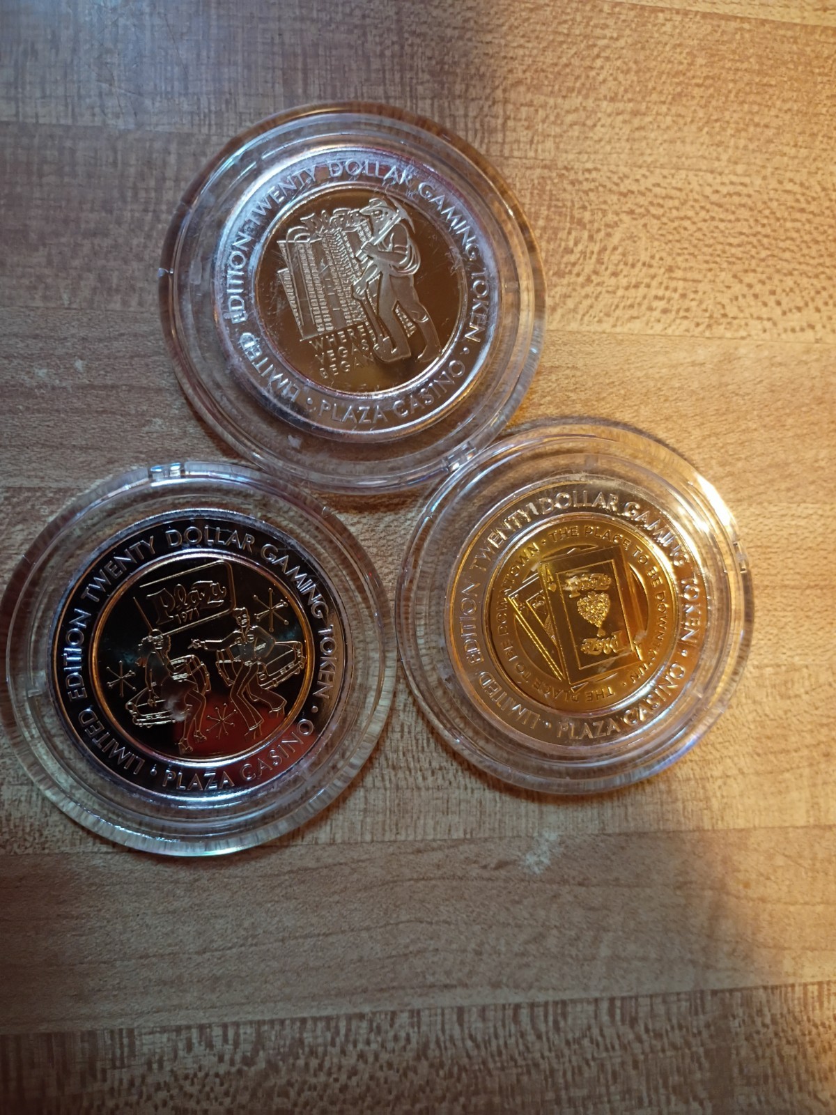 Plaza Las Vegas Casino NEW June 2026 Silver Strike $20 Tokens COMPLETE SET of 3 Plaza Las Vegas Casino NEW June 2026 Silver Strike $20 Tokens COMPLETE SET of 3