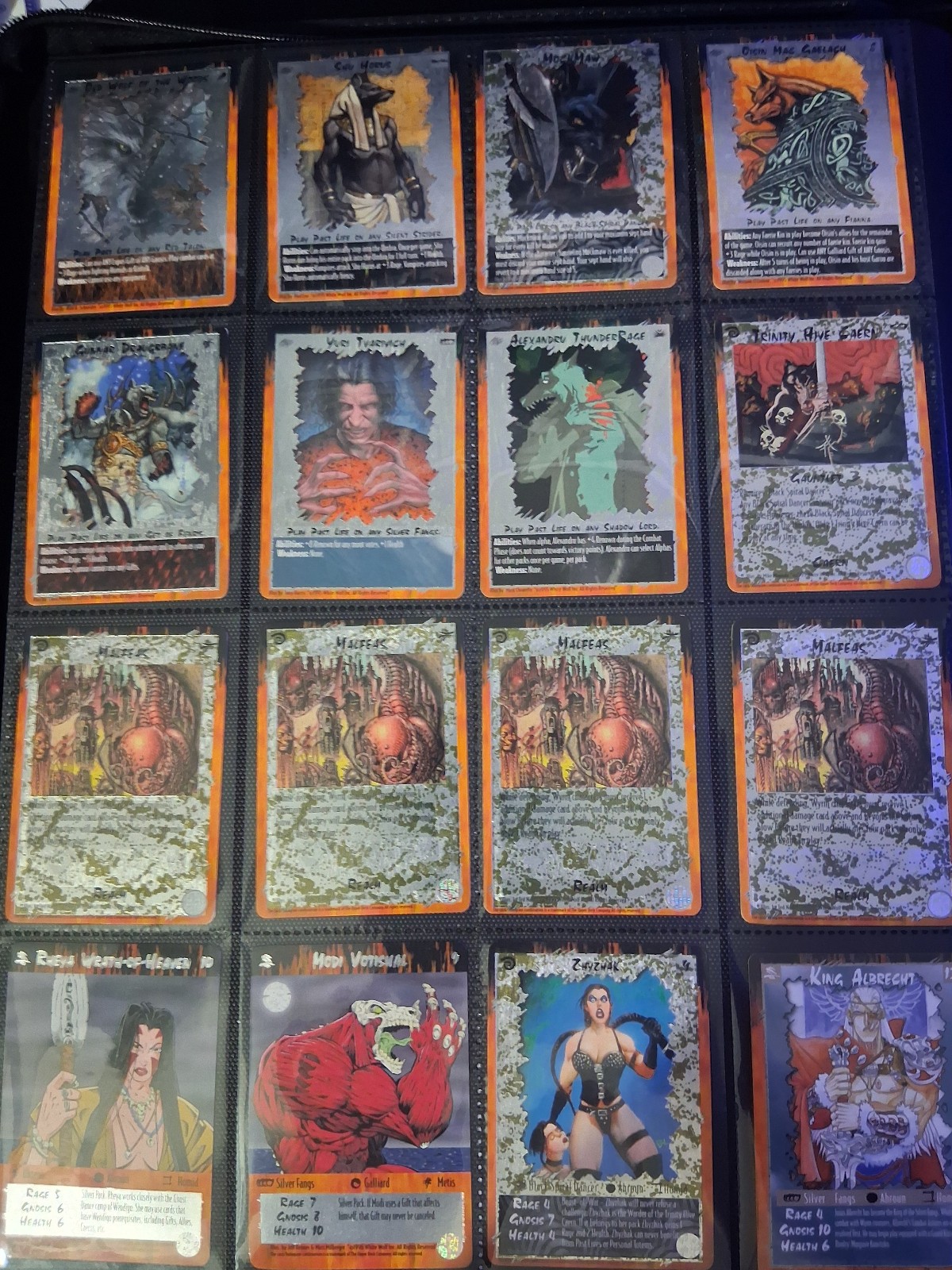 Rage CCG/TCG lot of Silver foils