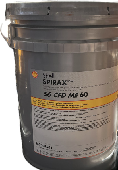 Shell Spirax S6 CFD ME 60 5gal/18.93-Liter. Pail-550048531x5g Shell Spirax S6 CFD ME 60 5gal/18.93-Liter. Pail-550048531x5g