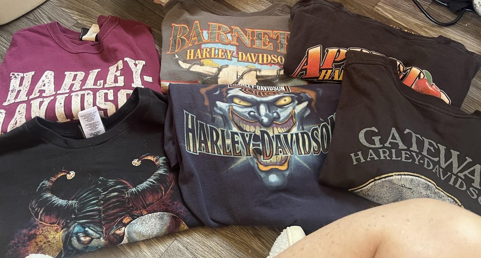 10 Vintage Harley Davidson Shirts Size X-Large