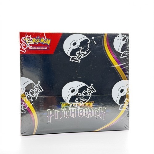 Pokemon TCG ME05 Pitch Black BOOSTER BOX Factory Sealed 36 Packs IN HAND Pokemon TCG ME05 Pitch Black BOOSTER BOX Factory Sealed 36 Packs IN HAND
