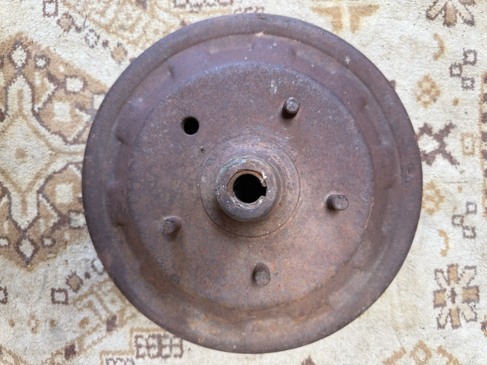 1928-1931 Ford Model A Rear Brake Drum Hub Assembly Vintage Hot Rod OEM 1928-1931 Ford Model A Rear Brake Drum Hub Assembly Vintage Hot Rod OEM