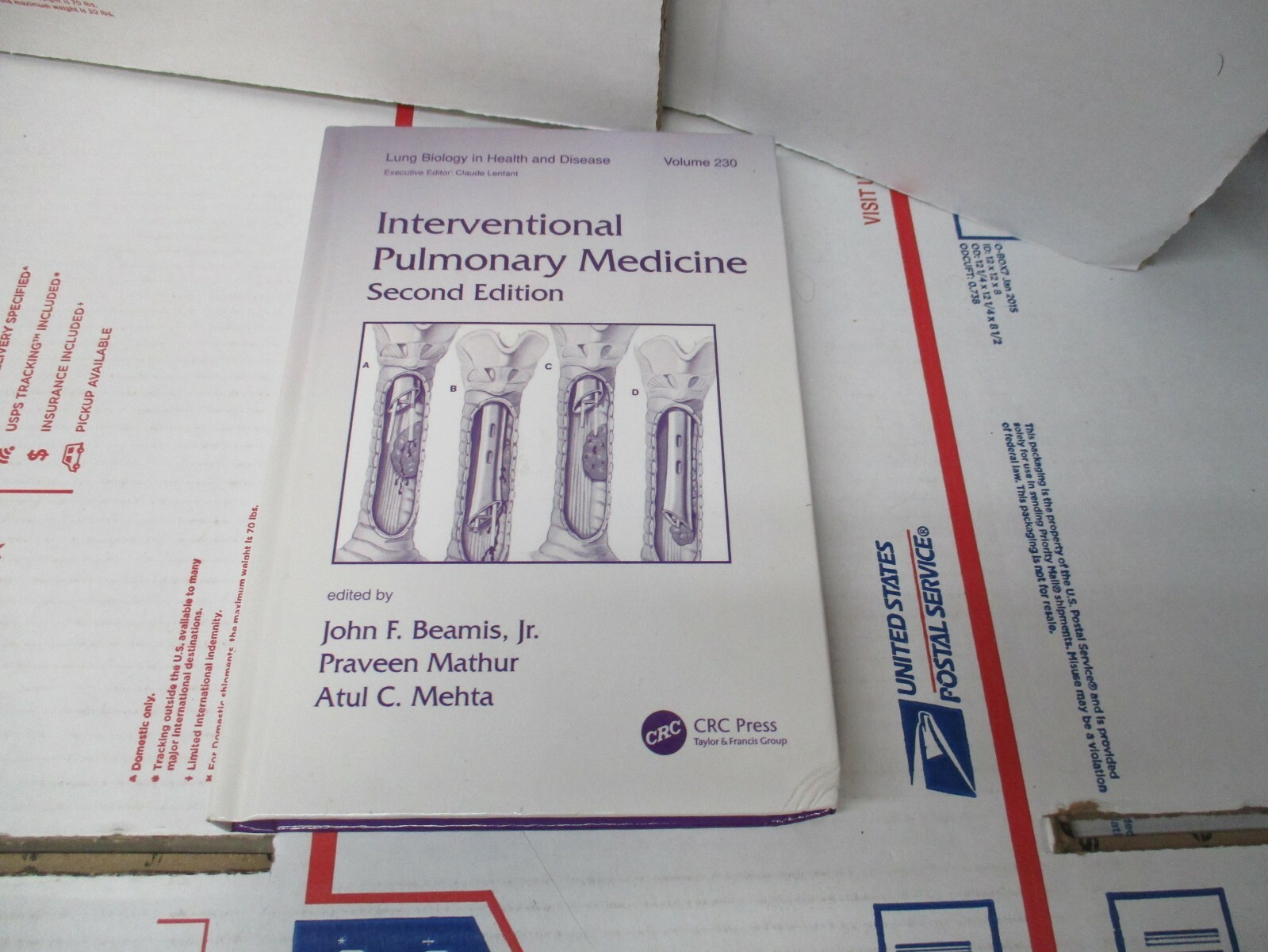NEW INTERVENTIONAL PULMONARY MEDICINE SECOND EDITION HARDCOVER CORNER DENT