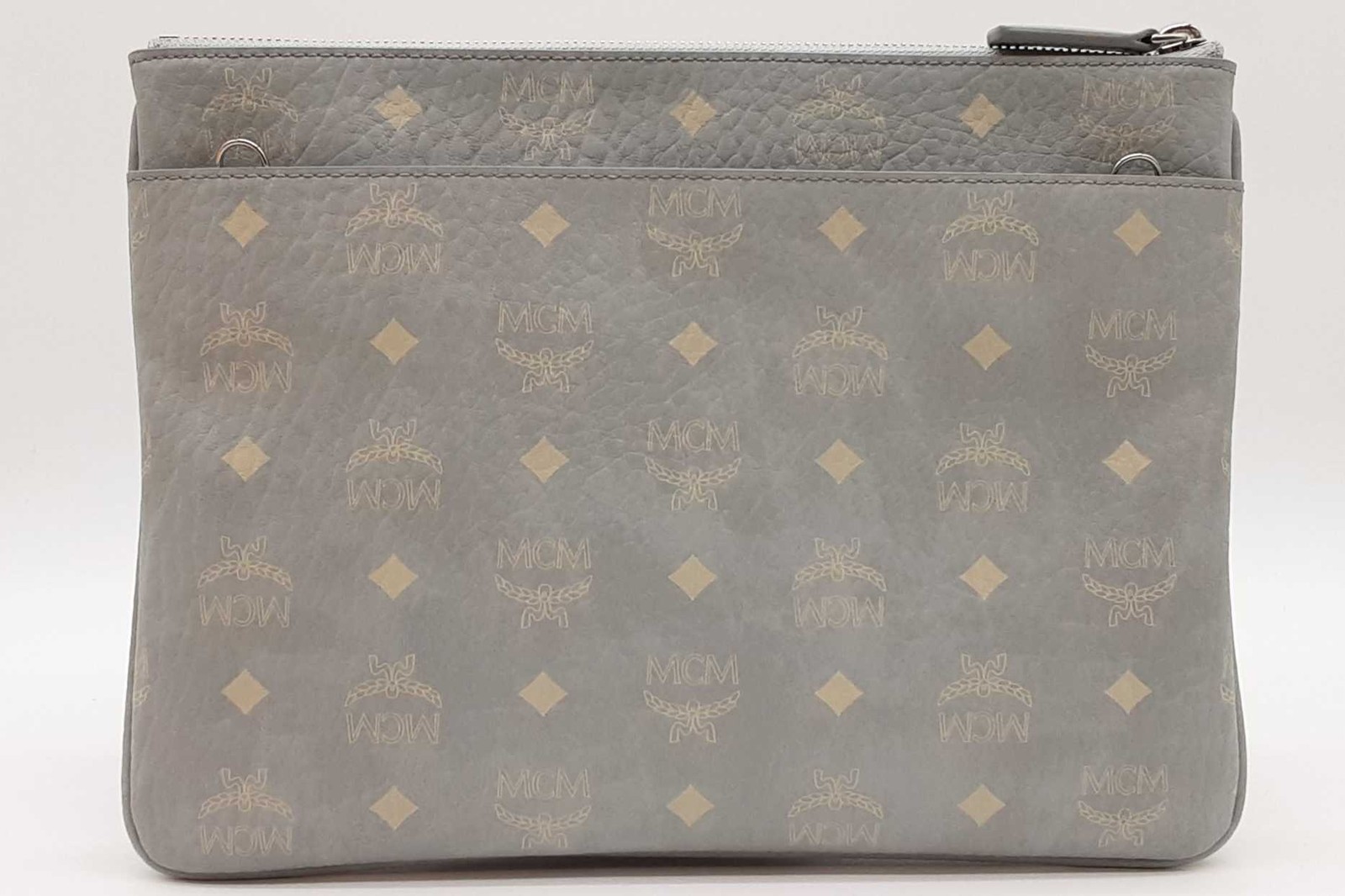 Mcm Aren Crossbody Pouch In Visetos Grey Eb0826lcrde Mcm Aren Crossbody Pouch In Visetos Grey Eb0826lcrde