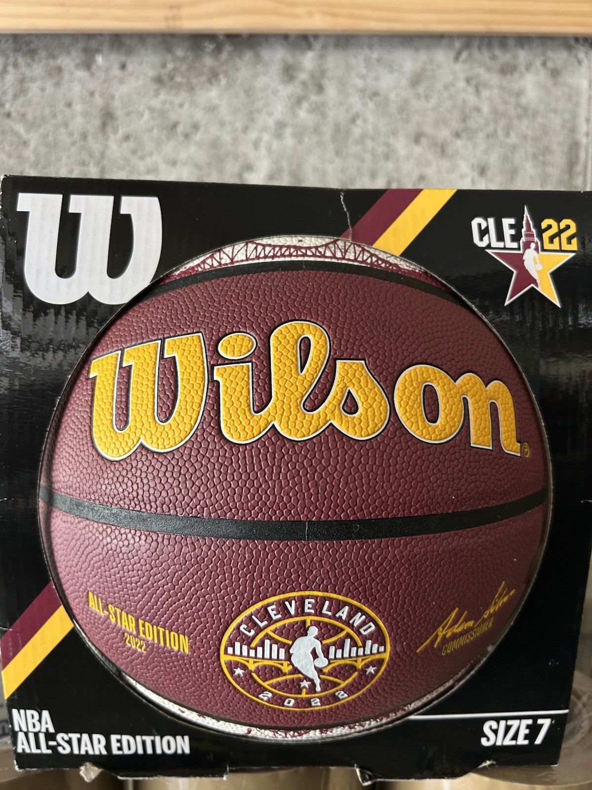 WILSON - NBA 2022 All-Star Game Cleveland 3-Point Contest Money Ball NWB