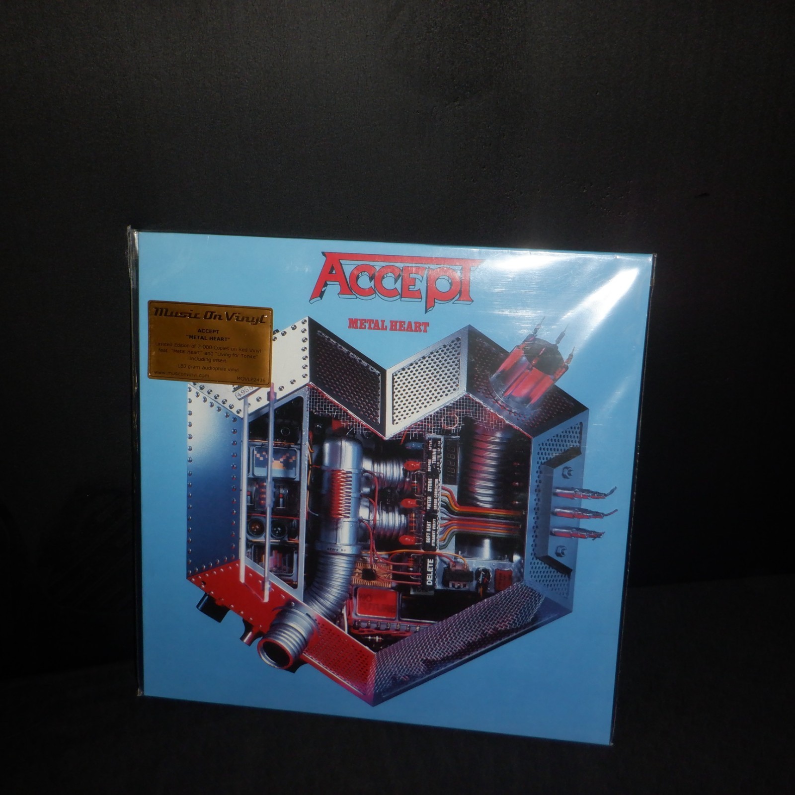 ACCEPT vinyl METAL HEART 2019 RED Music On Vinyl AUDIOPHILE 180g #958 NEW