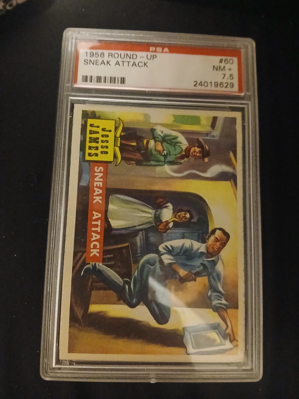1956 Round-Up Sneak Attack Jesse James PSA 7.5 1956 Round-Up Sneak Attack Jesse James PSA 7.5