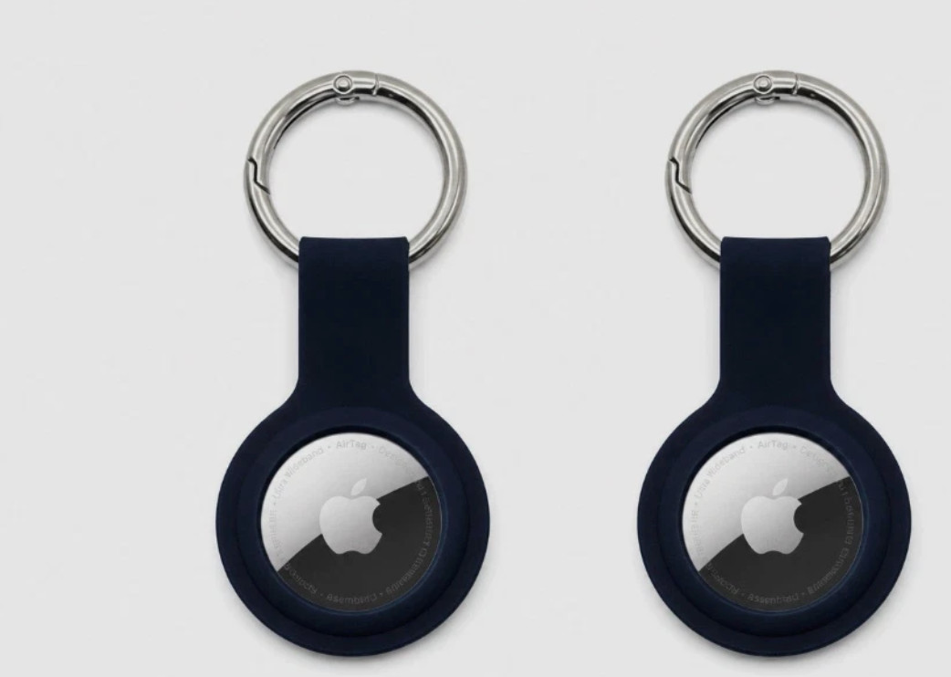 2 pieces Black Air Tag Silicone Fitted Keychain Holder Case for Apple Air tag 2 pieces Black Air Tag Silicone Fitted Keychain Holder Case for Apple Air tag
