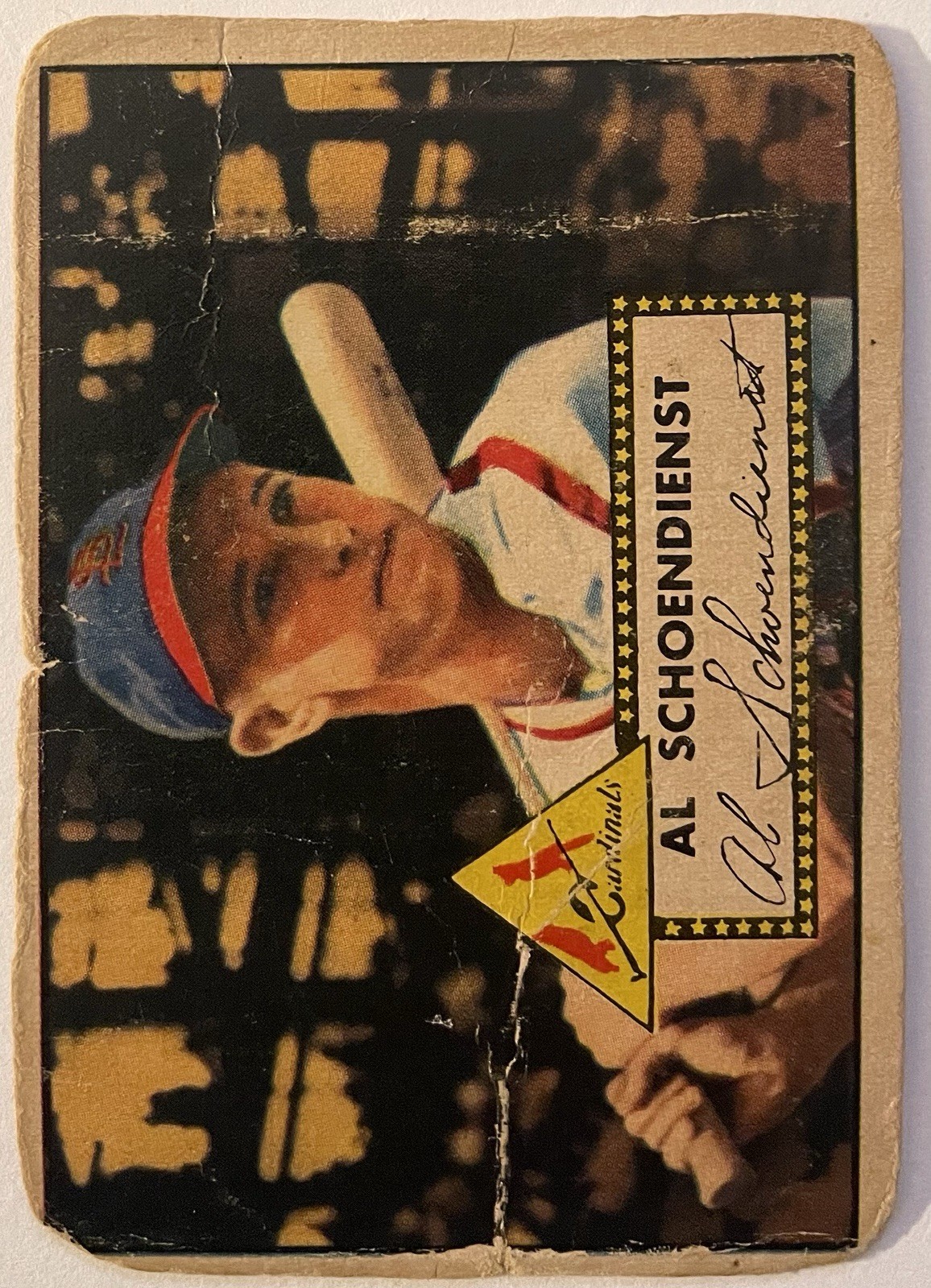 Red Schoendienst 1952 Topps #91