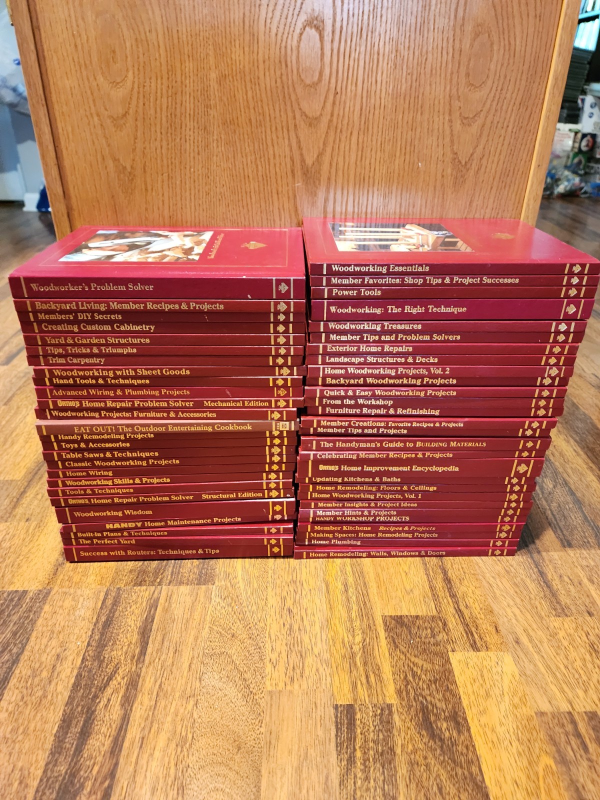Set of 54 Handyman Club of America Books, Woodworking, Landscaping, Tools, Etc. Set of 54 Handyman Club of America Books, Woodworking, Landscaping, Tools, Etc.