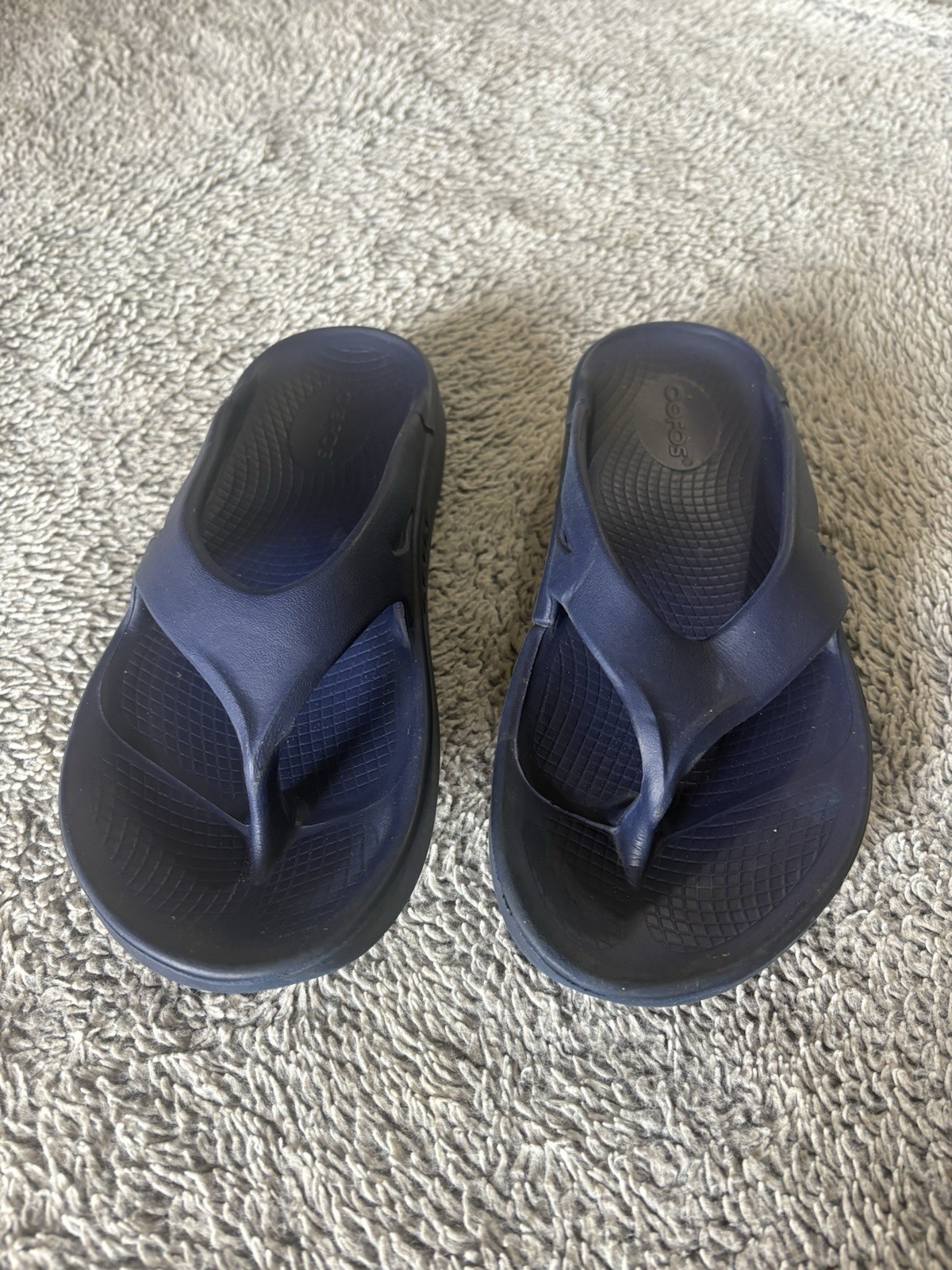 Oofos The Original Recovery Footwear Navy Blue Mens 4 Womens 6 Oofos The Original Recovery Footwear Navy Blue Mens 4 Womens 6