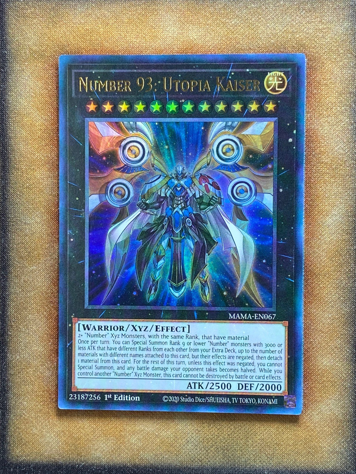 Yugioh Number 93: Utopia Kaiser MAMA-EN067 Ultra Rare 1st Ed NM