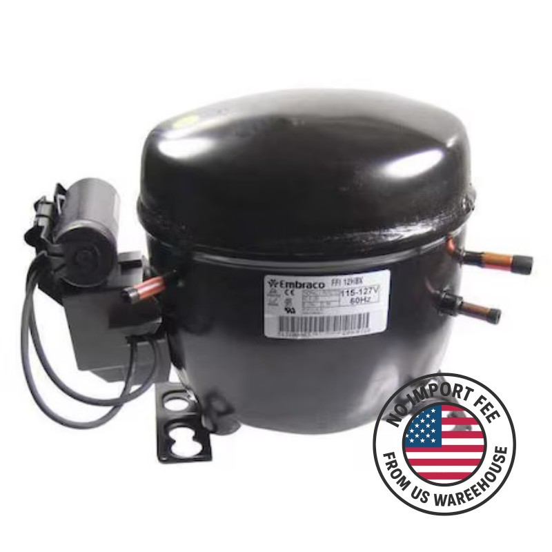 Embraco Ffi10hbx Refrigeration Compressor, 4400 Btuh New From USA Embraco Ffi10hbx Refrigeration Compressor, 4400 Btuh New From USA