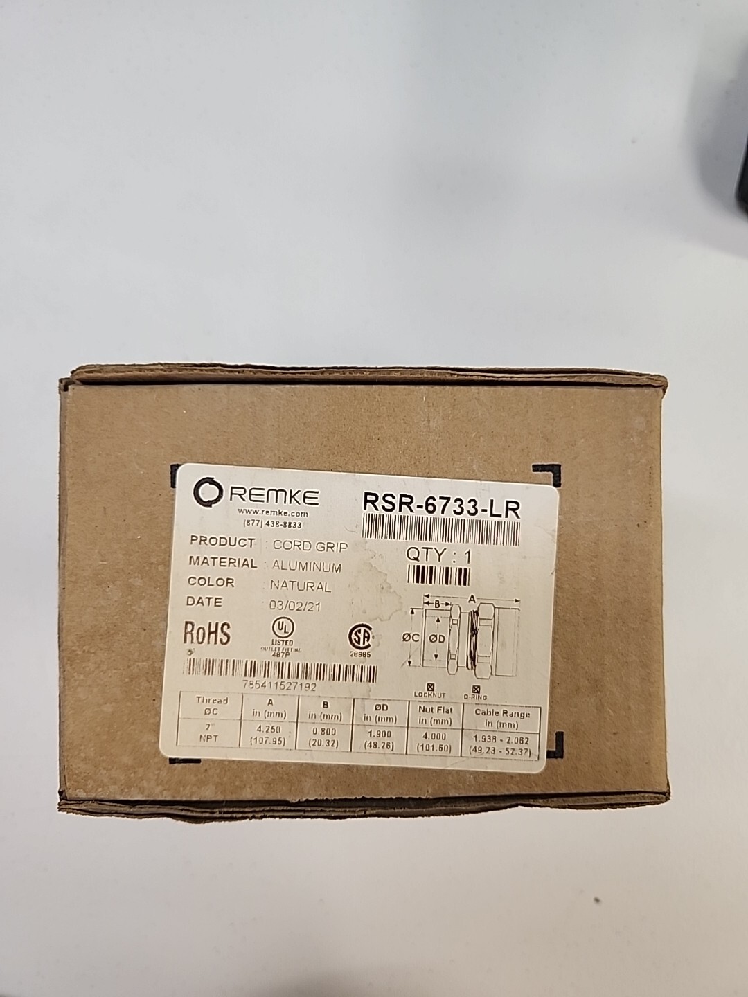 REMKE RSR-6733-LR NEW OPENED BOX 2 REMKE RSR-6733-LR NEW OPENED BOX 2