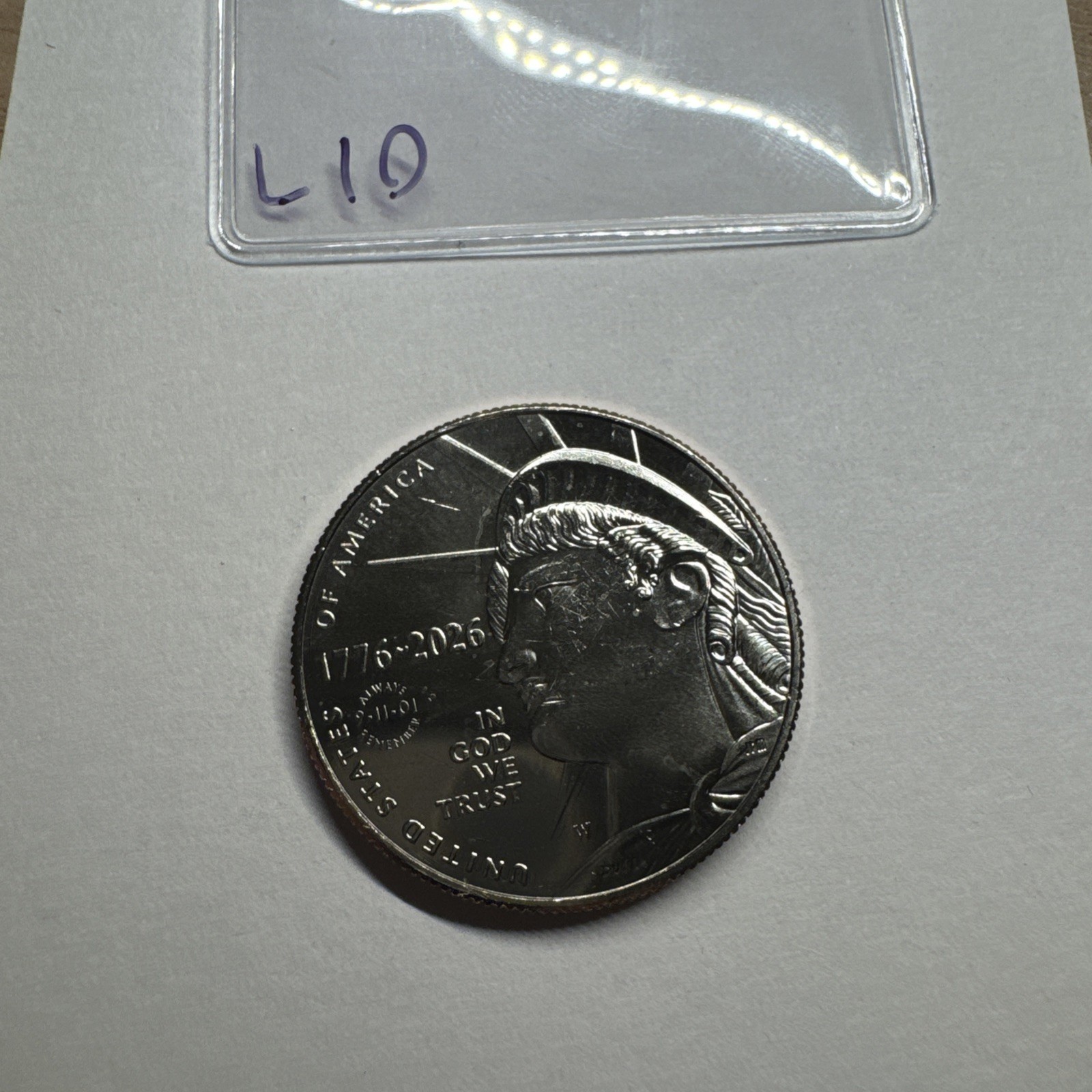2026-W Enduring Liberty 50c 9-11-01 Always Remember Privy #10 EXACT COIN