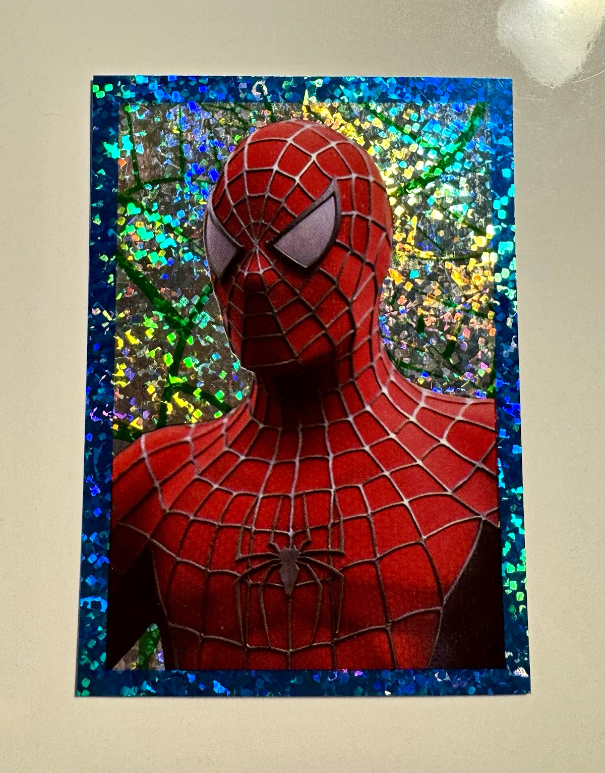 Merlin 2002 Spider-Man Movie Sticker #91 Tobey Maguire Non-Sport Card Rookie 