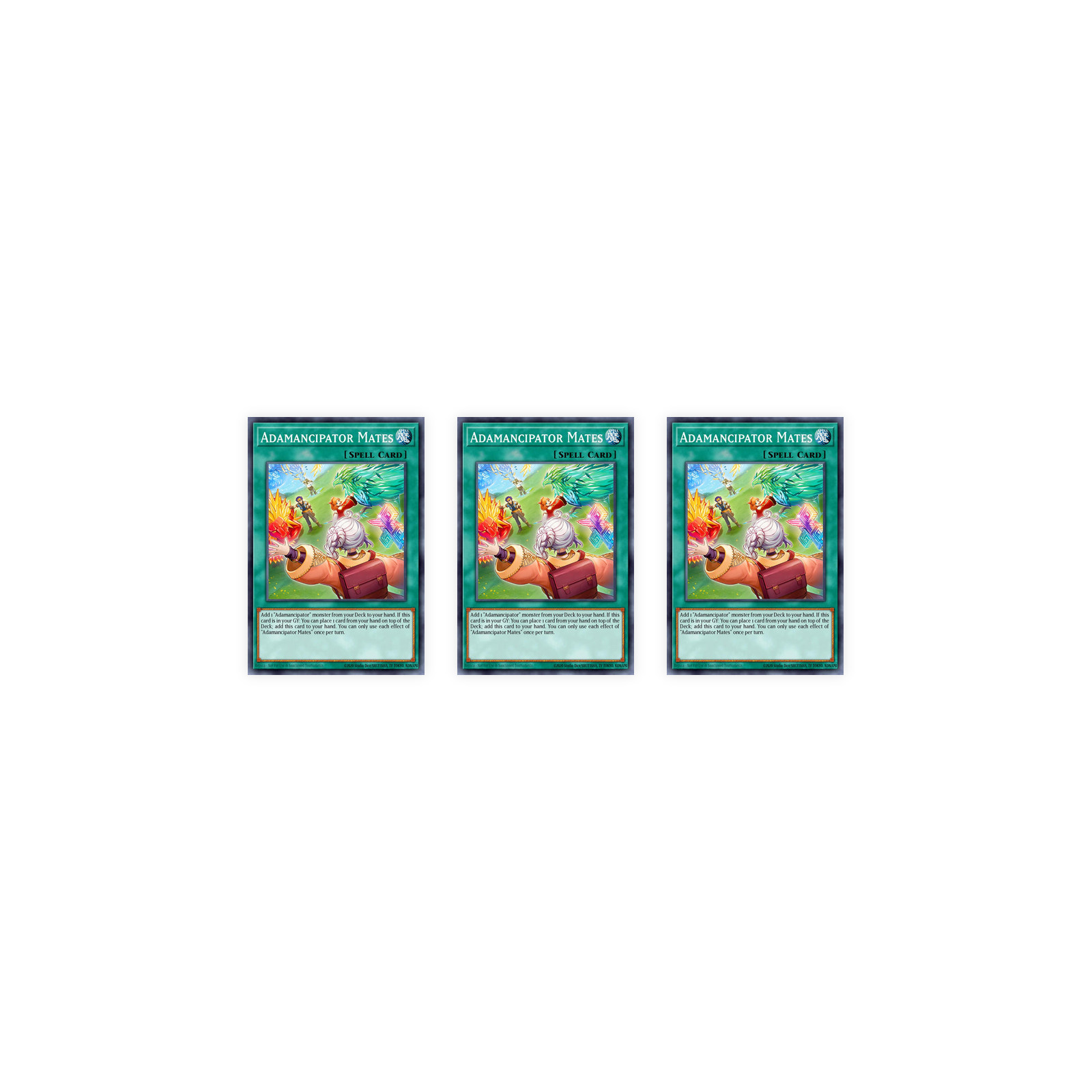 YUGIOH 3x Adamancipator Mates BETB-EN063 Super Rare presale ships 10/9 YUGIOH 3x Adamancipator Mates BETB-EN063 Super Rare presale ships 10/9