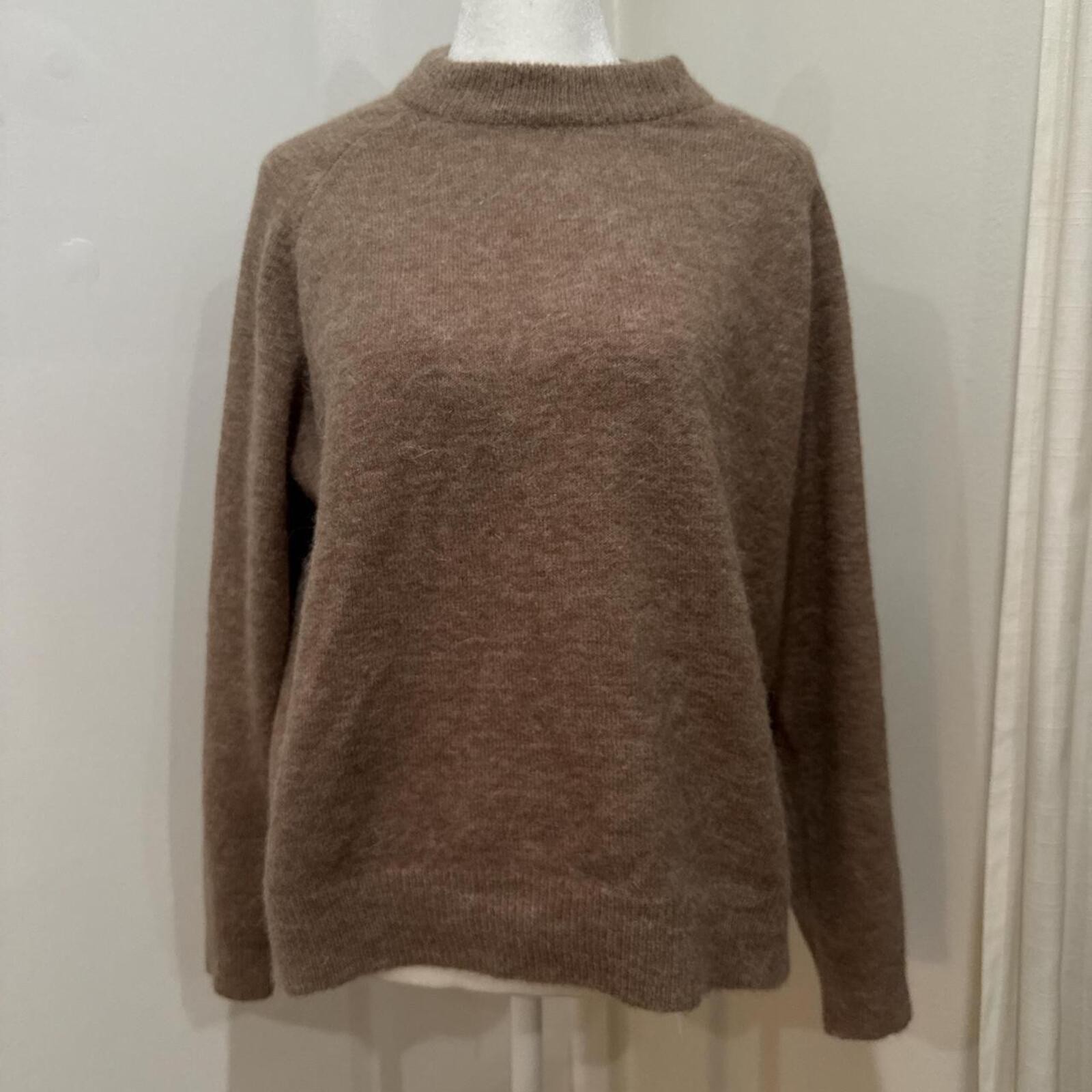 Zara Wool & Alpaca Sweater - Brown/Taupe, Size M Zara Wool & Alpaca Sweater - Brown/Taupe, Size M