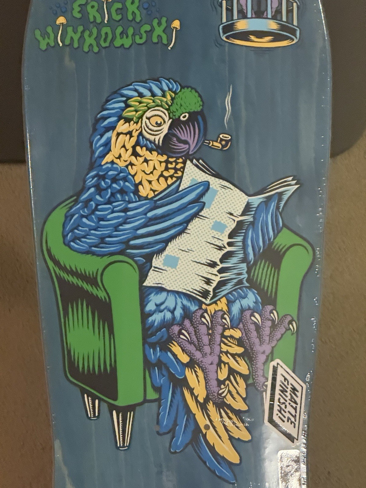 Santa Cruz Eric Winkowski Bird Cage Skateboard Deck 10.34\ Santa Cruz Eric Winkowski Bird Cage Skateboard Deck 10.34\