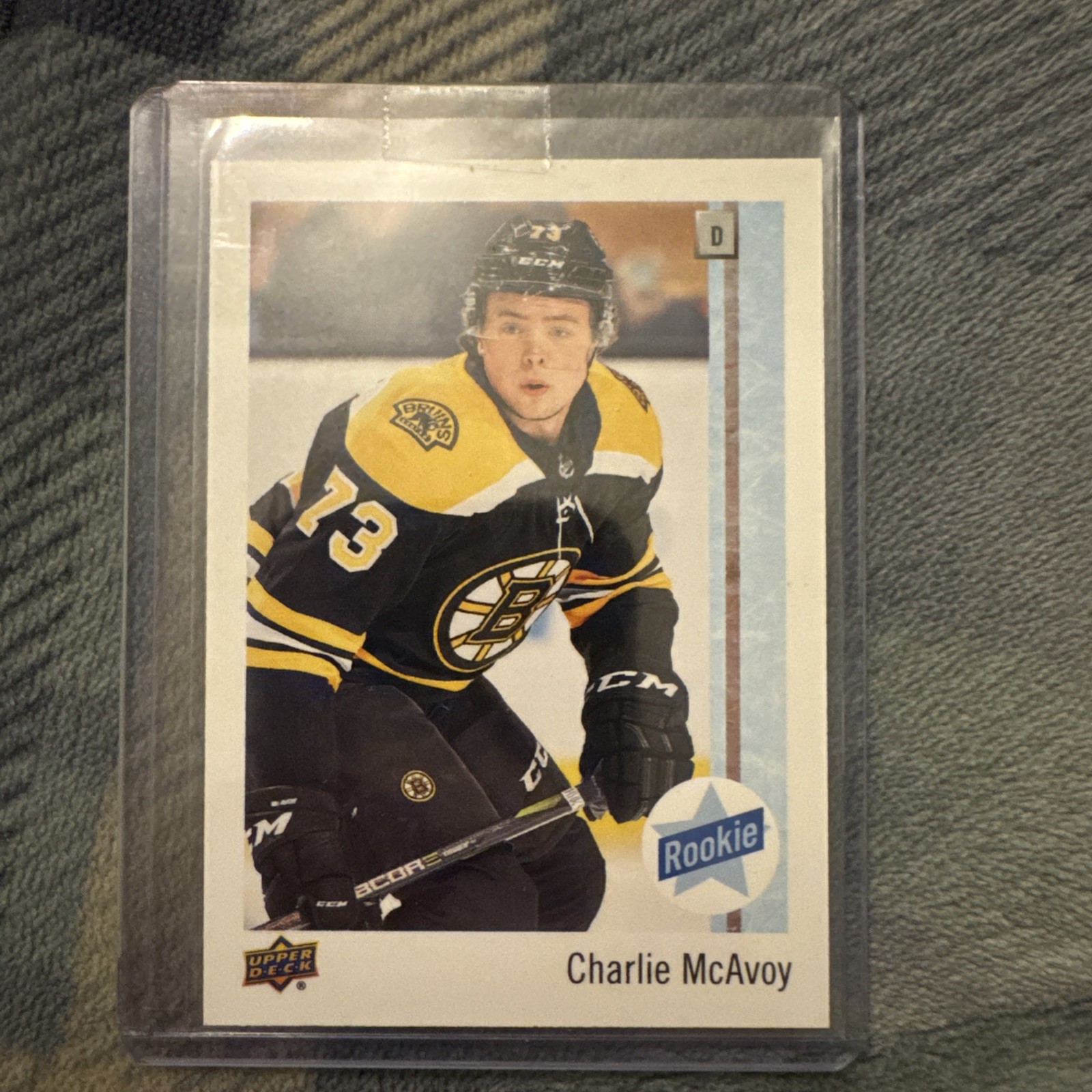 2017-18 Upper Deck Collector Care Charlie McAvoy #73 Rookie RC