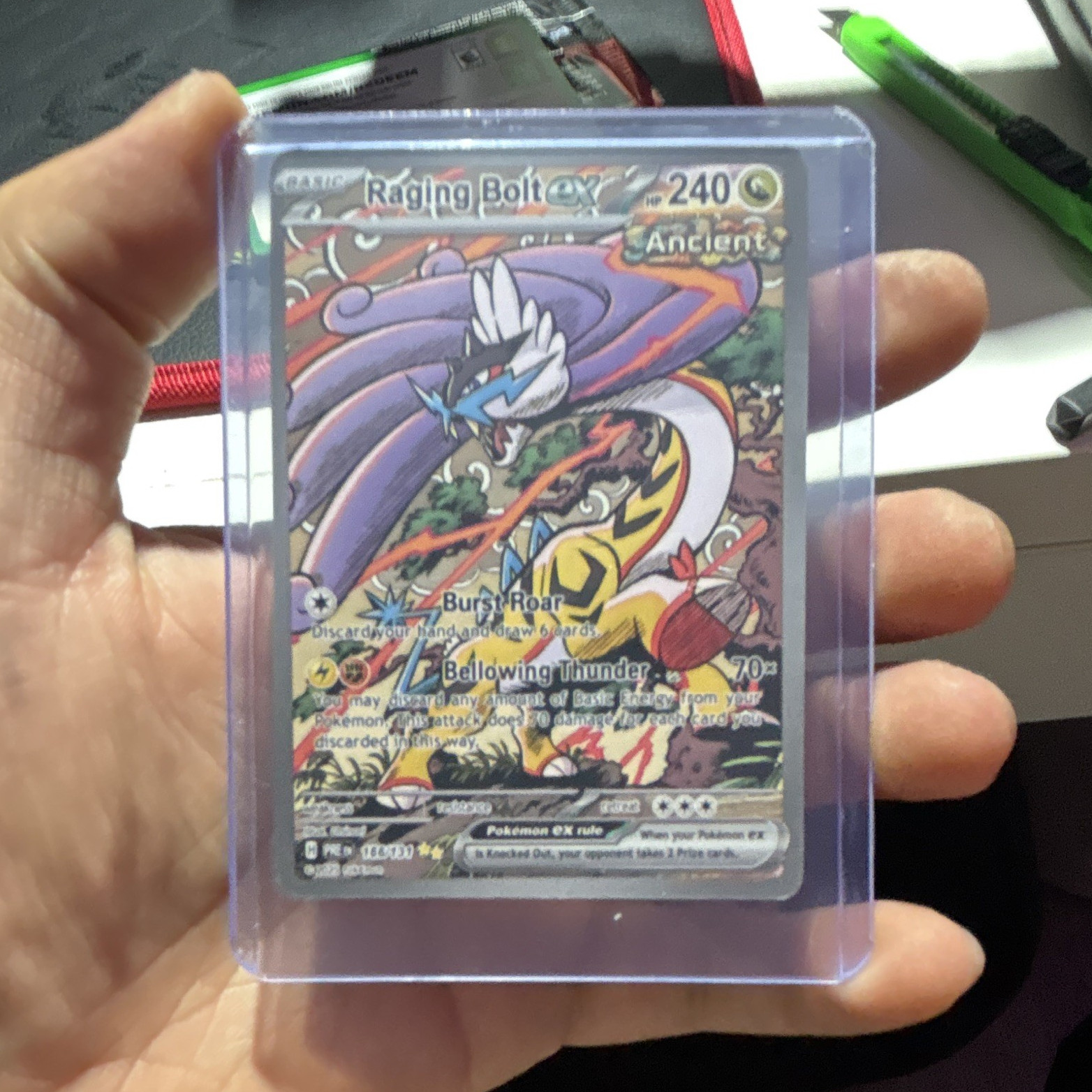 The Pokémon Company Raging Bolt ex 166/131 SV Prismatic Evolutions SIR PXY