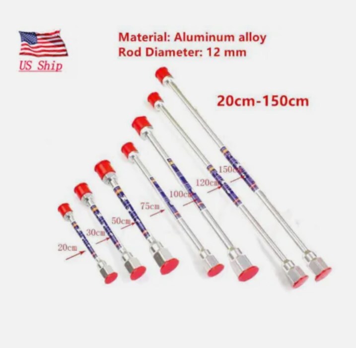 Universal Airless Paint Sprayer Spray Gun Tip Extension Pole Rod 20/30/50cm