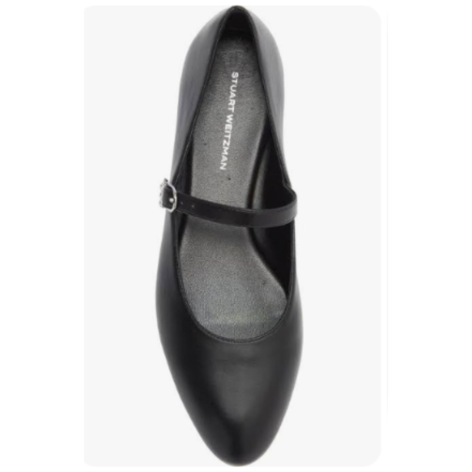 Stuart Weitzman Black Mary Jane Flats Sz 5 Stuart Weitzman Black Mary Jane Flats Sz 5