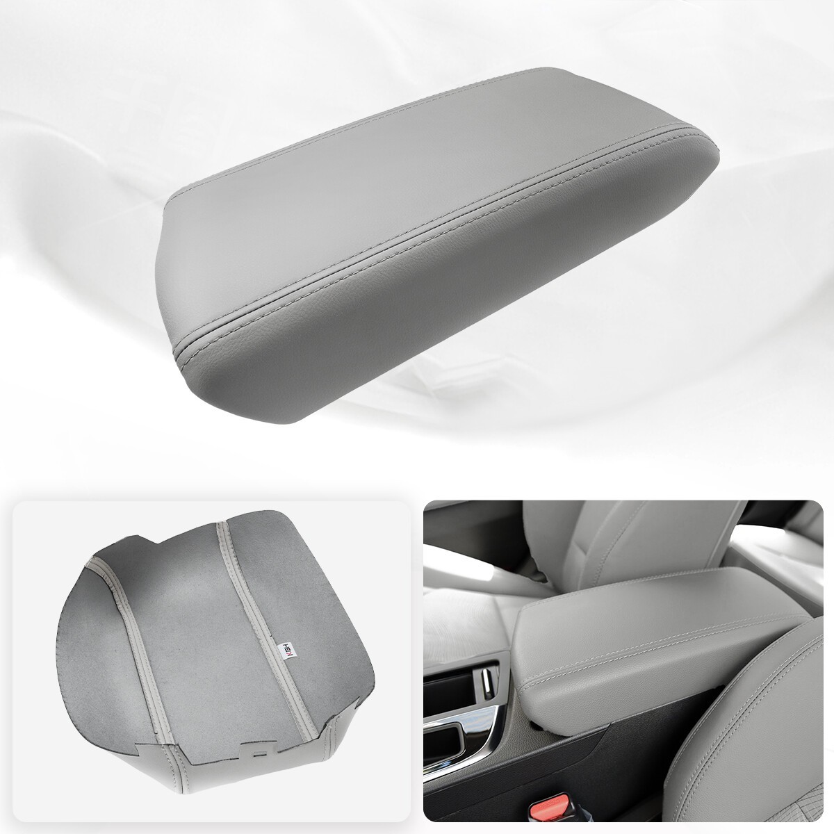 Fit 2015-2019 Hyundai Sonata Middle Console Arm Rest Lid Armrest Covering Gray Fit 2015-2019 Hyundai Sonata Middle Console Arm Rest Lid Armrest Covering Gray
