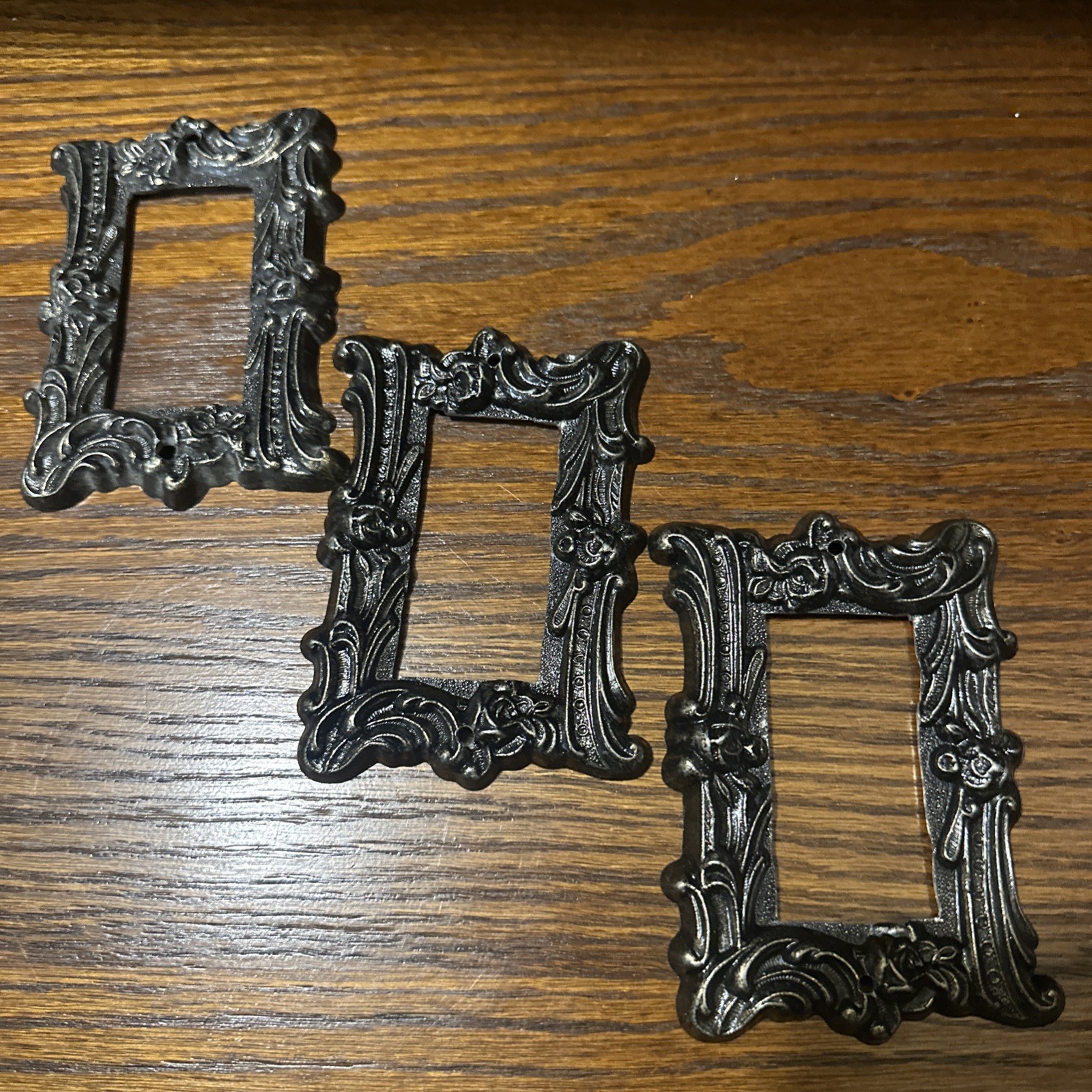 3Antique Metal Intricate Outlet Cover square switch vintage academia decoration 3Antique Metal Intricate Outlet Cover square switch vintage academia decoration