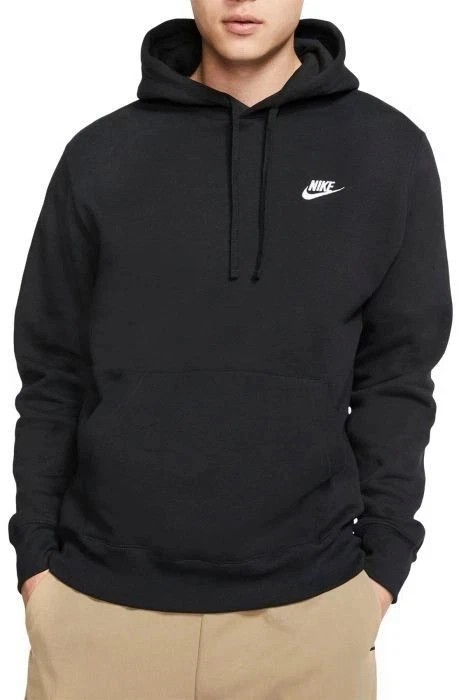 Nike Sportswear Club Fleece Pullover Hoodie BV2654-010 Black Men\'s M Nike Sportswear Club Fleece Pullover Hoodie BV2654-010 Black Men\'s M