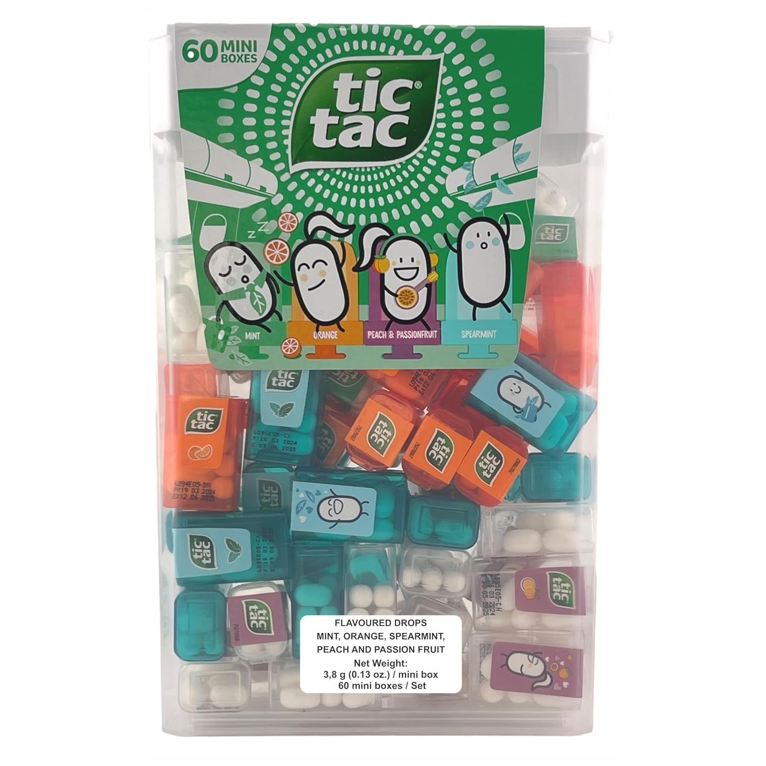 Tic Tac 60 Count Mini Boxes Pack Orange Mint Assorted 234g | Exp.: 09/05/2026 Tic Tac 60 Count Mini Boxes Pack Orange Mint Assorted 234g | Exp.: 09/05/2026
