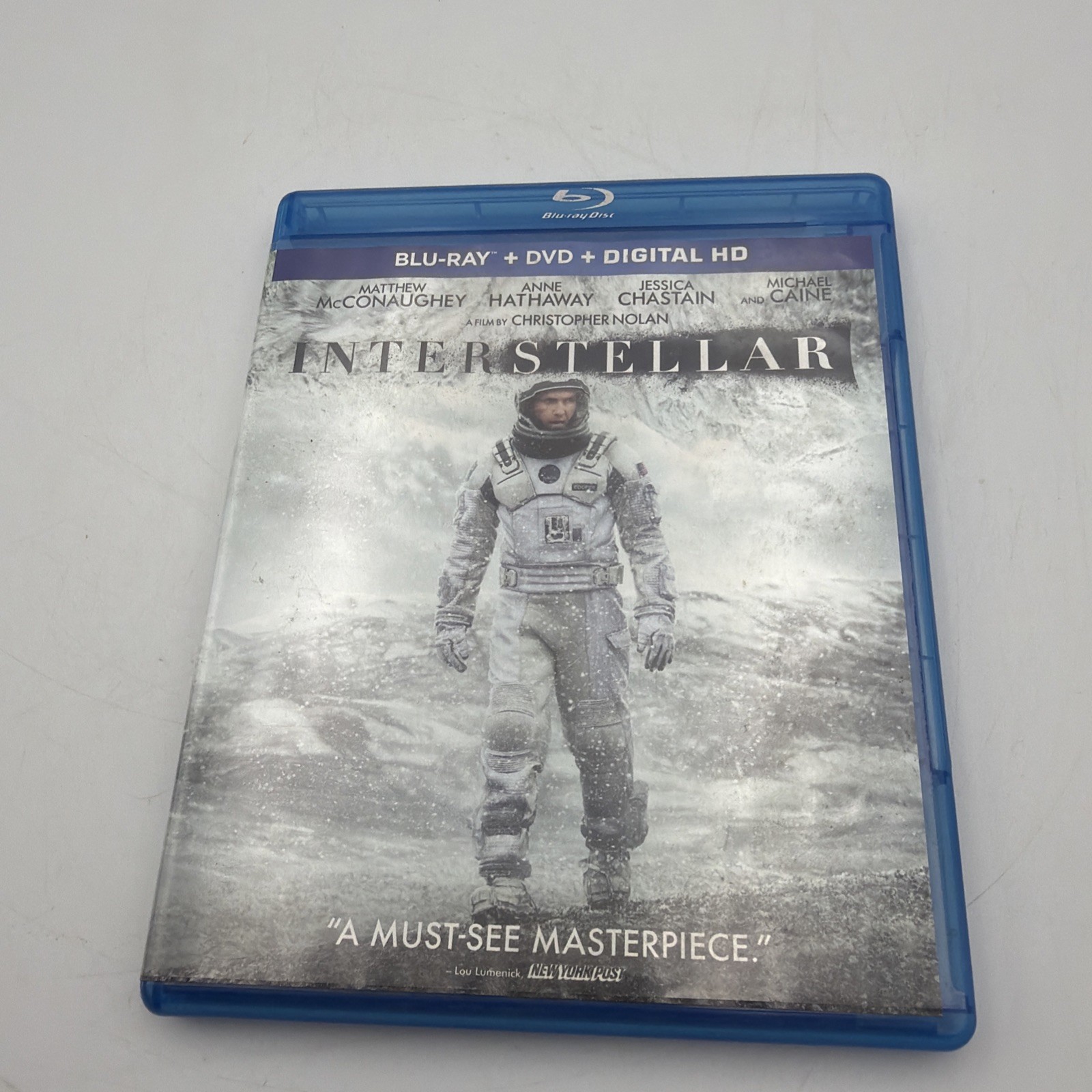 Interstellar (Blu-ray/DVD 2015 3 Disc Set, Includes IMAX Film Cell Interstellar (Blu-ray/DVD 2015 3 Disc Set, Includes IMAX Film Cell