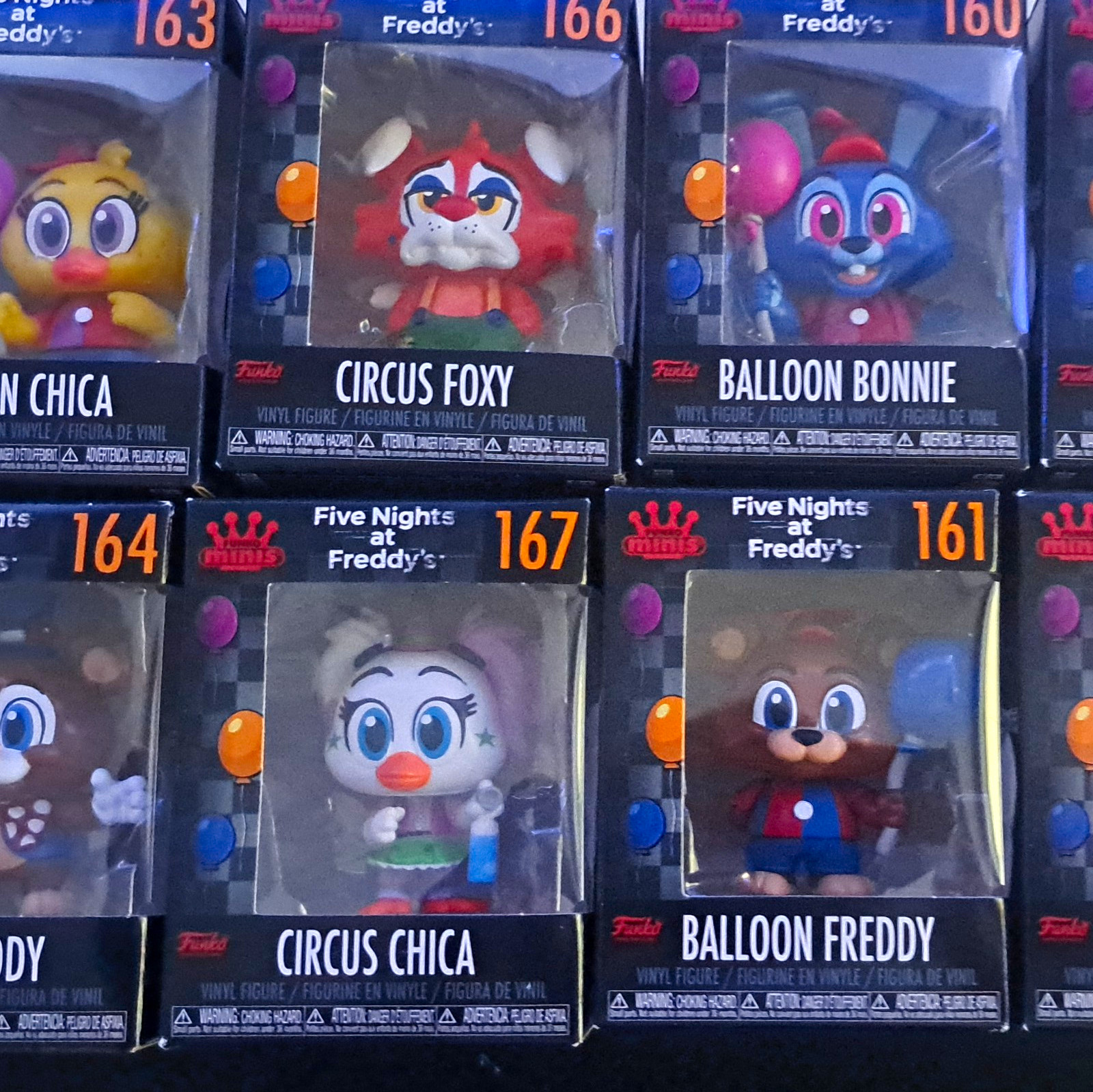 Funko Five Nights at Freddy\'s Vinyl Figure Lot Of 8 Complete 