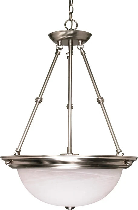 SATCO/NUVO 3-Light 20 Inch Pendant w/Alabaster Glass (60-204), BRAND NEW
