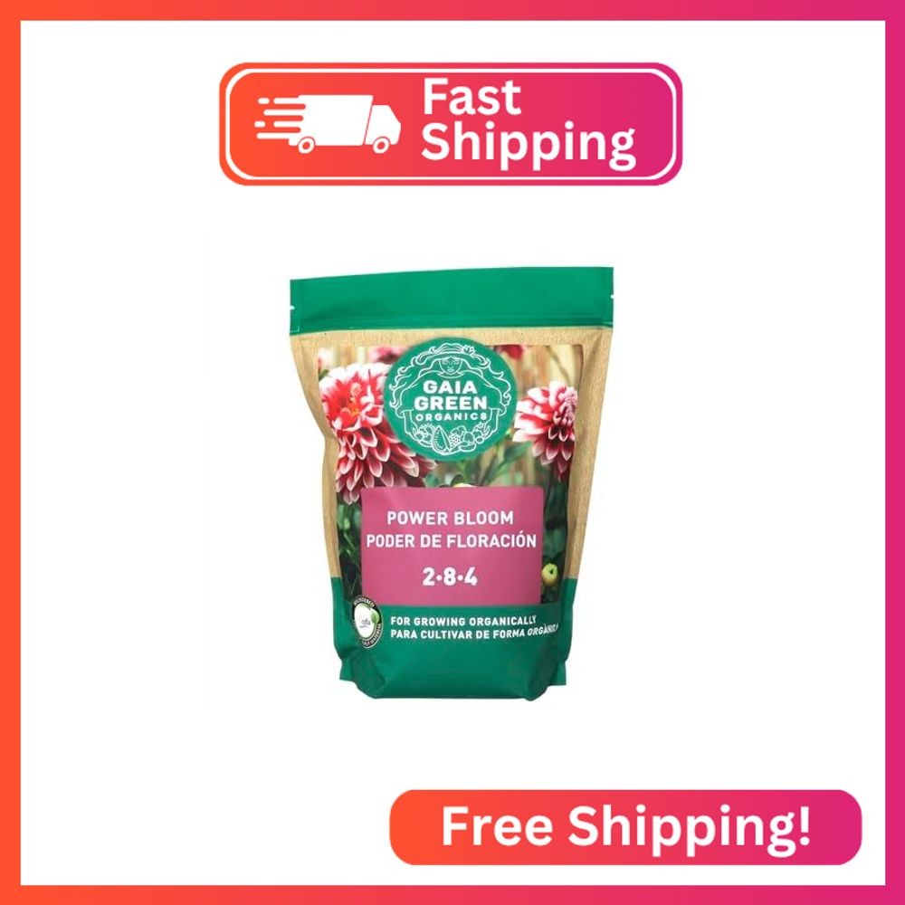 Gaia Green Power Bloom Organic Fertilizer 2-8-4, 2 KG, Bloom Booster