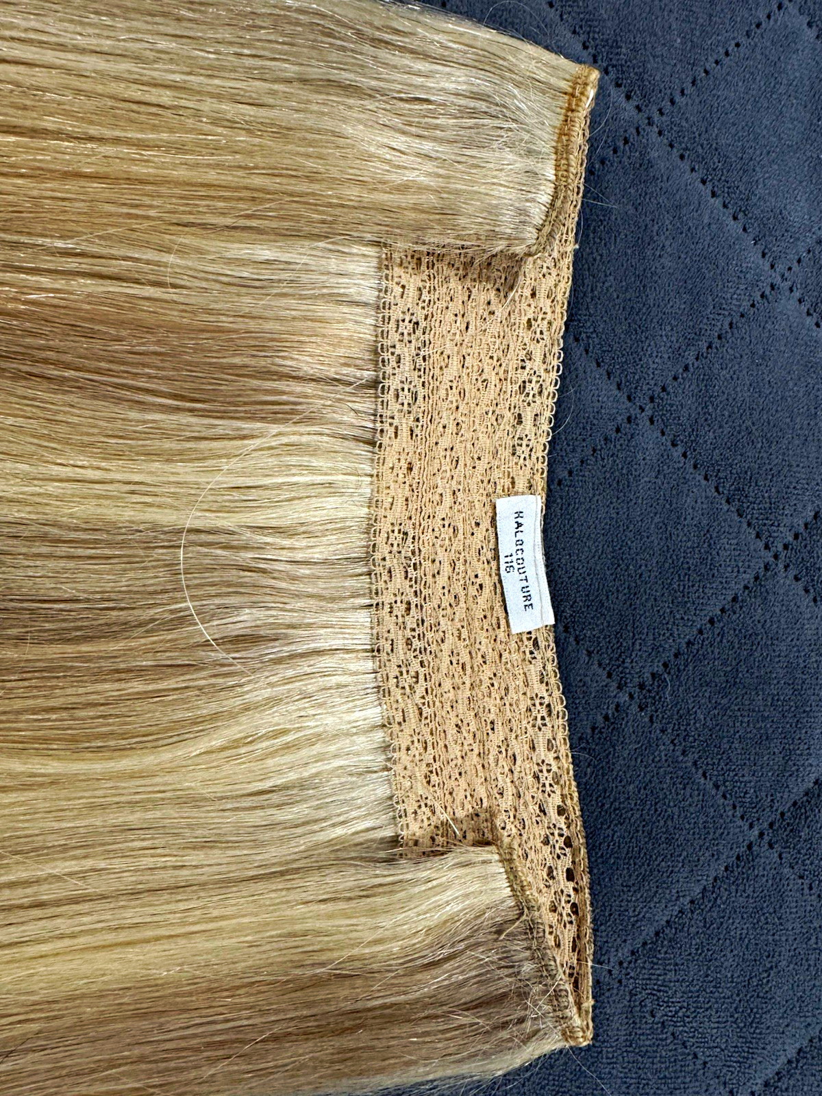 HALOCOUTURE Remy Human Hair Extension 20in Color #116 Ash/Light Blonde Straight HALOCOUTURE Remy Human Hair Extension 20in Color #116 Ash/Light Blonde Straight