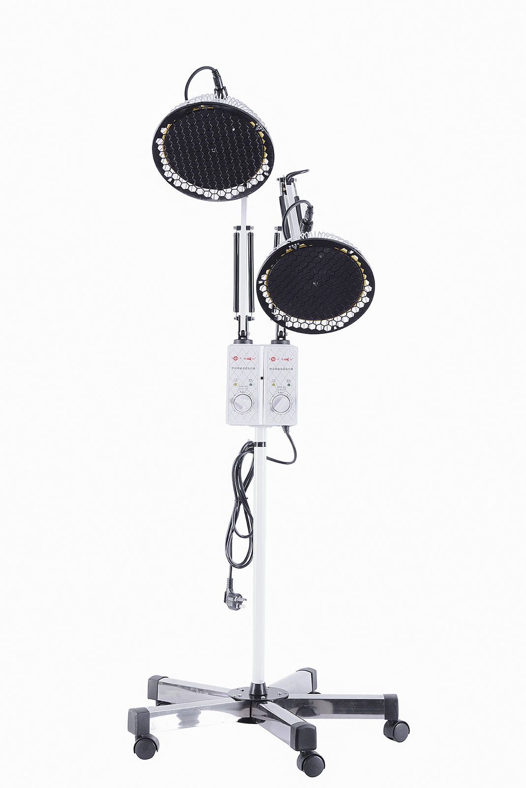 Dental Portable Therapeutic Magnetic TDP Lamp Double Head Treatment Lamp 222AA