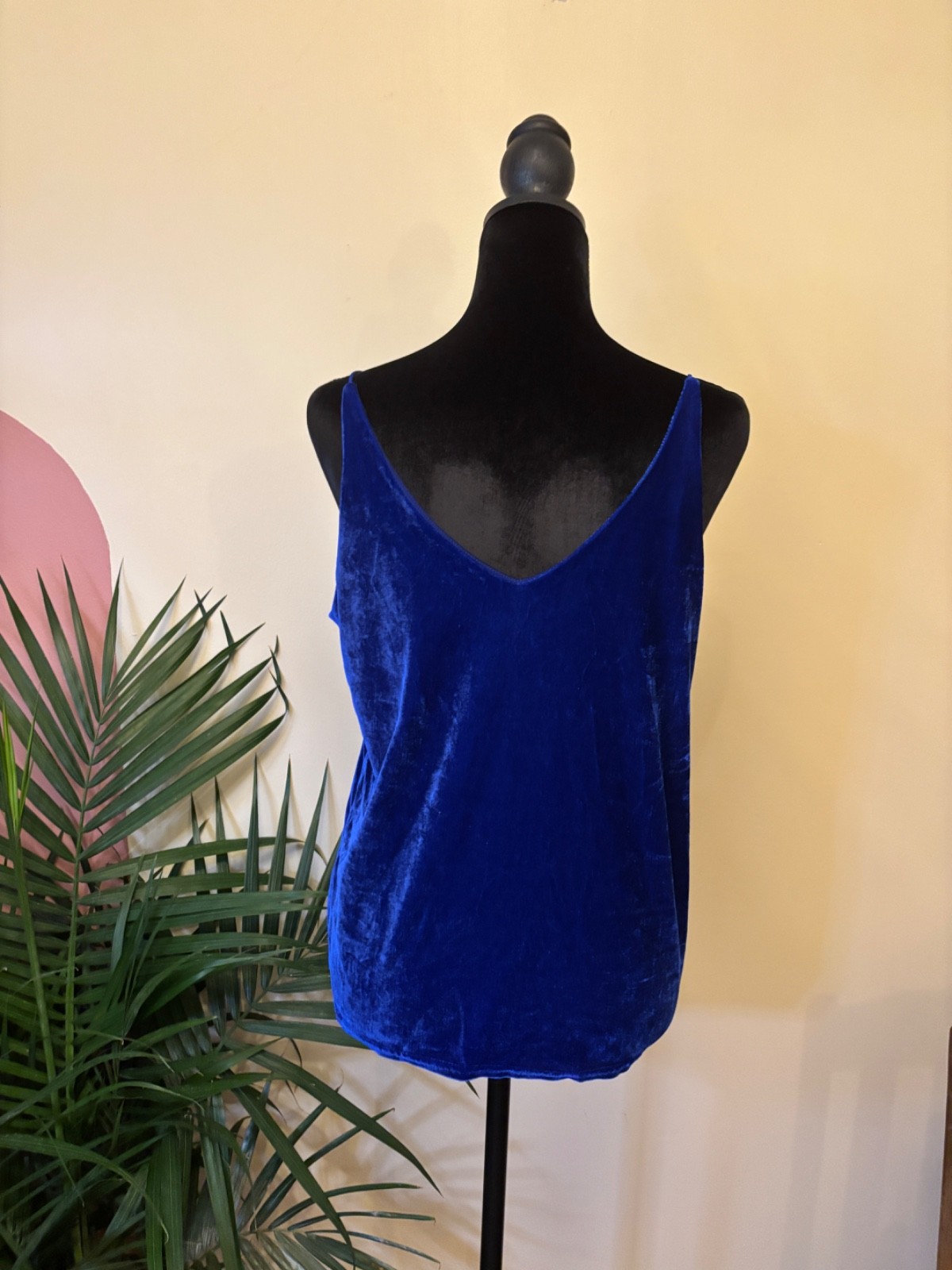 Women\'s Velvet Feel Romantic Boho Elegant Hippie Whimsy Goth Cami Tank Small