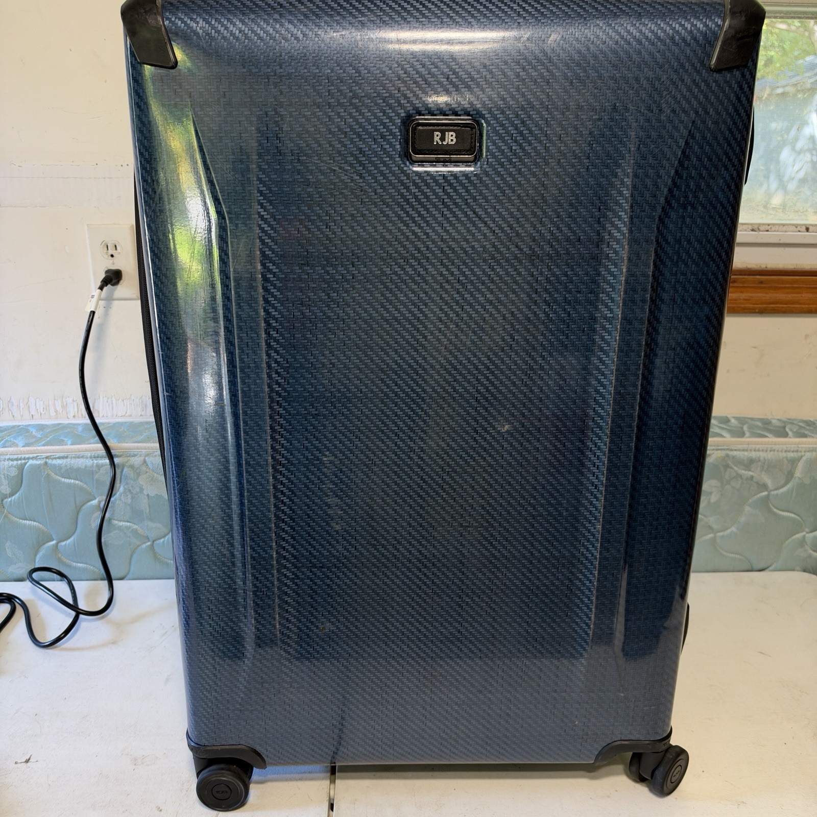 Tumi Tegra-lite Extended Trip Expandable 31” 4 Wheeled Packing Suitcase Blue Tumi Tegra-lite Extended Trip Expandable 31” 4 Wheeled Packing Suitcase Blue