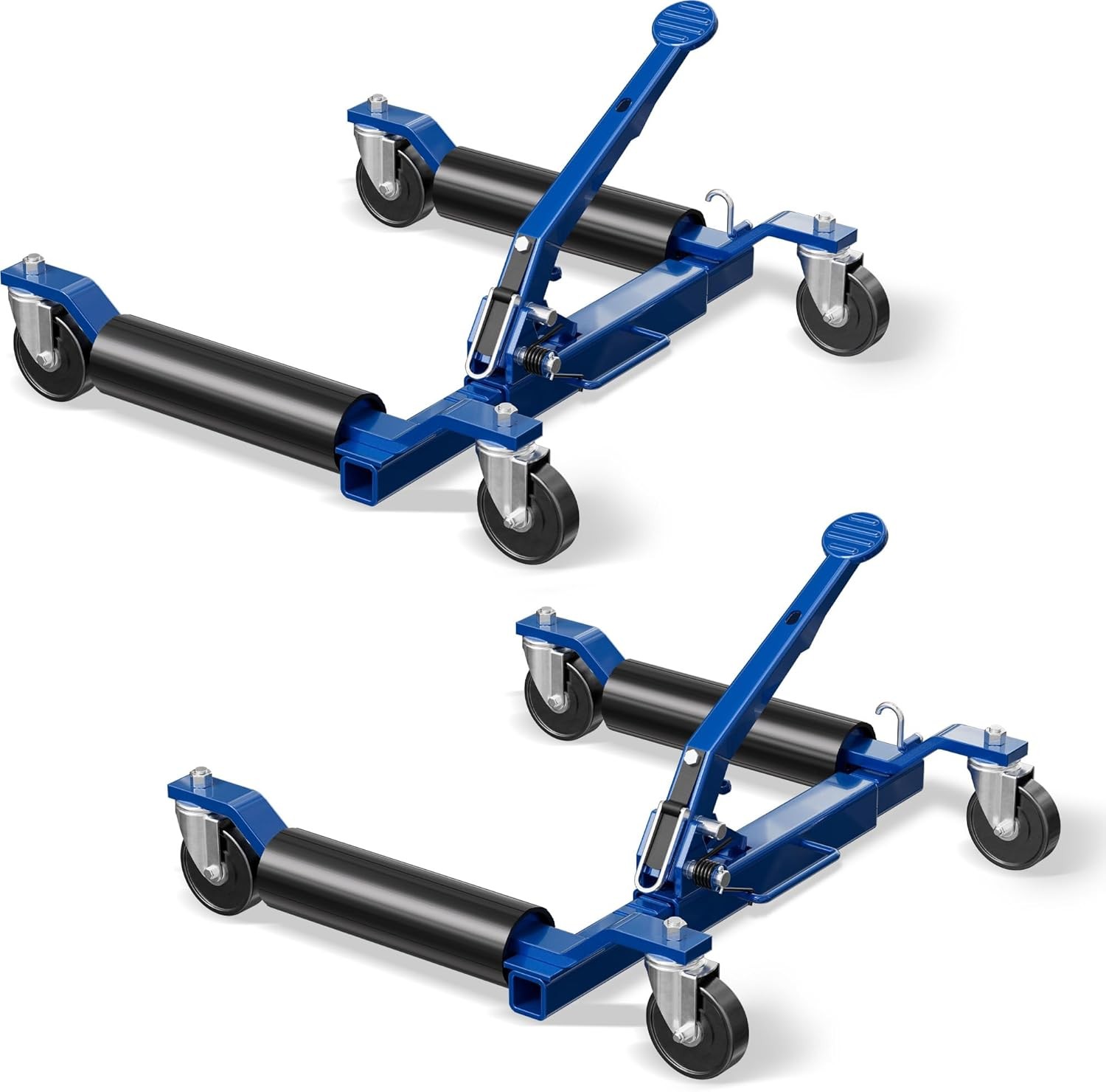 Car Dolly Jack Set of 2/4 Mechanical 1500-lbs Wheel Dolly for Vehicle Position