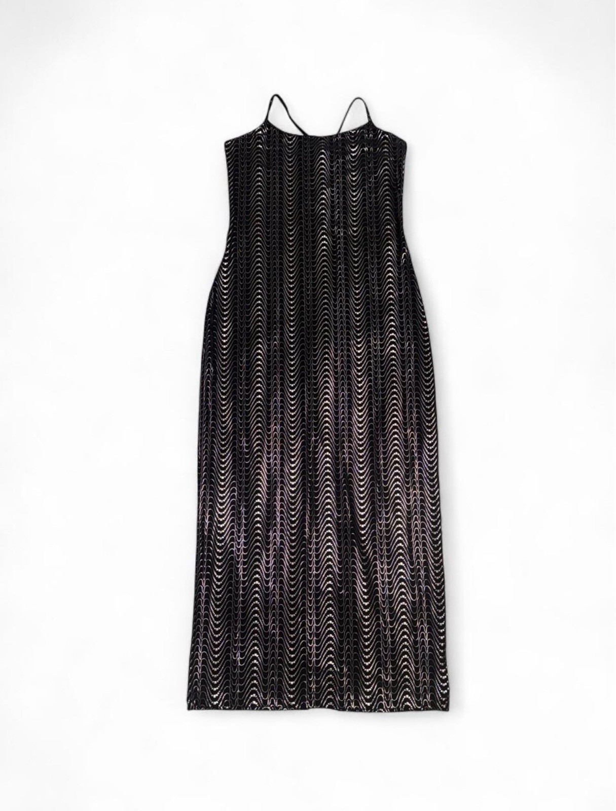 VTG 90s Club Wear Maxi Dress By FETISH WEAR